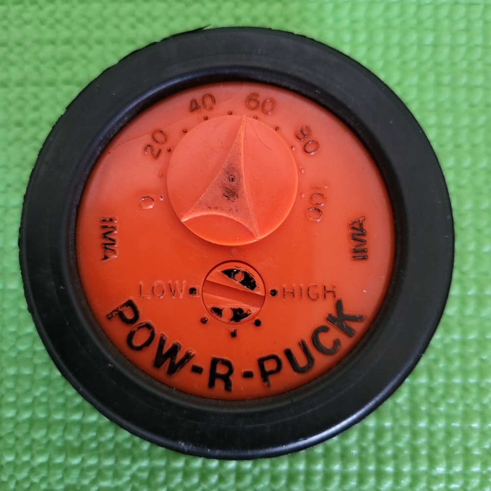 POW-R-PUCK.  Rare.  Vintage. 55 yrs old +/-.